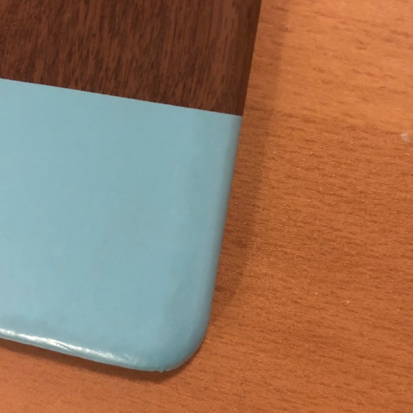 Wood and Tiffany’s Blue iPhone 6 Plus Case - Picture 2 of 6
